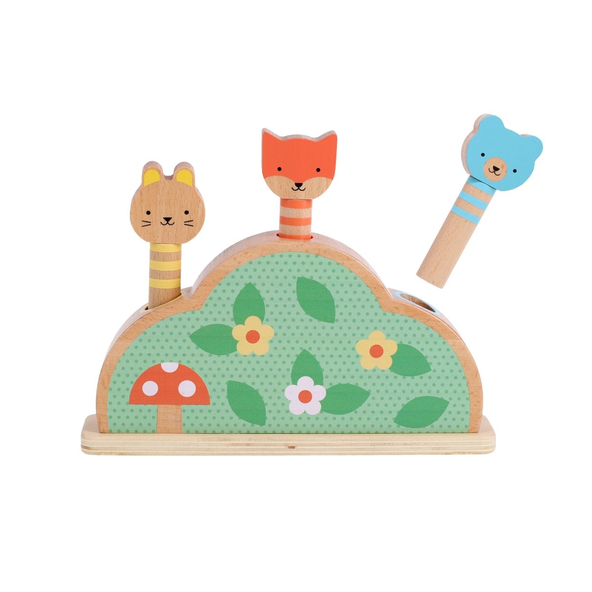 Petit Friends Wooden Pop - Up Toy - Chronicle Books Toy sold by Rosebud & Jo