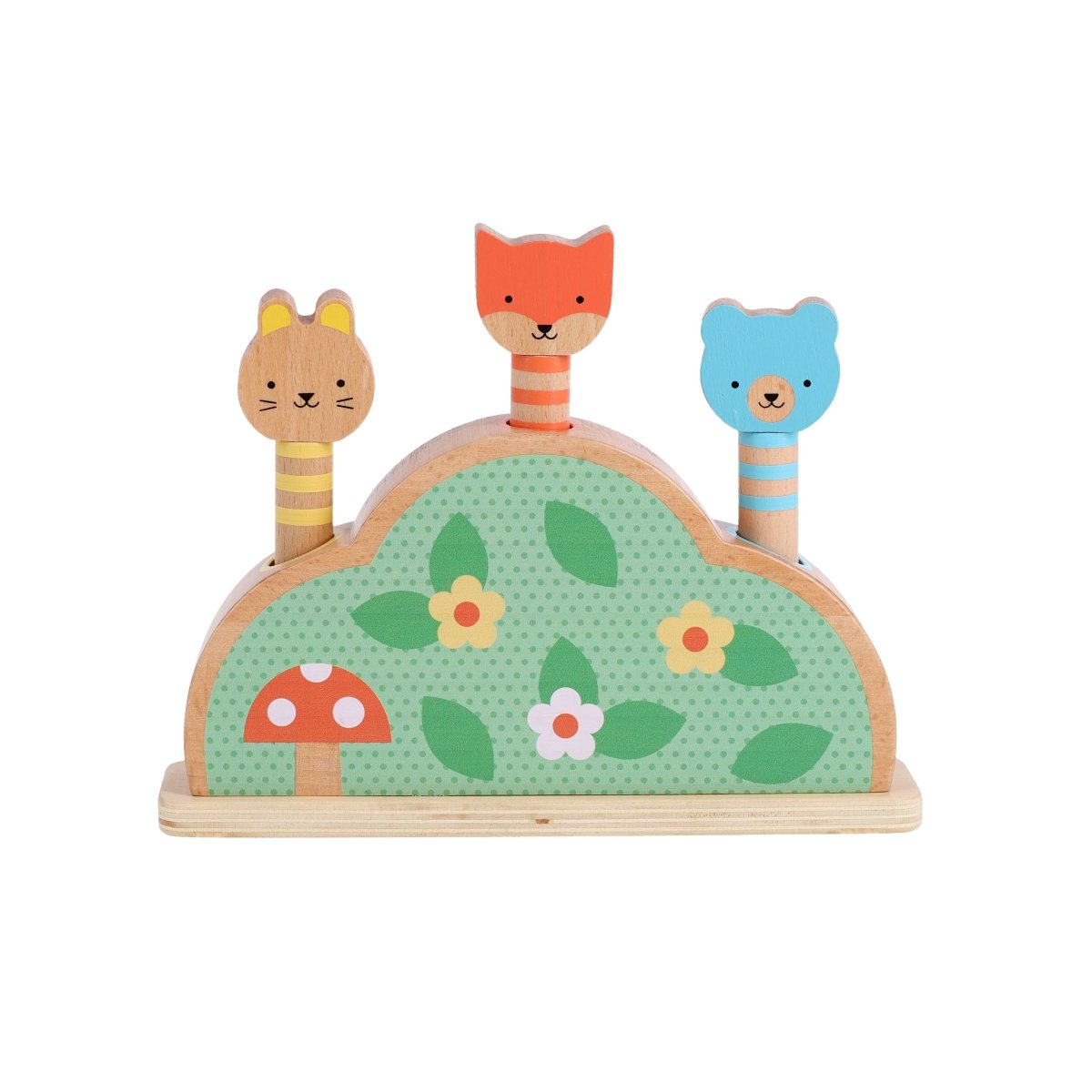 Petit Friends Wooden Pop - Up Toy - Chronicle Books Toy sold by Rosebud & Jo
