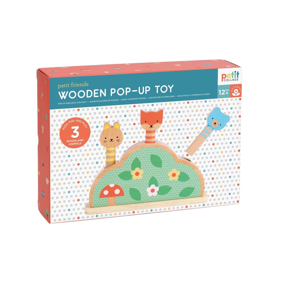 Petit Friends Wooden Pop - Up Toy - Chronicle Books Toy sold by Rosebud & Jo