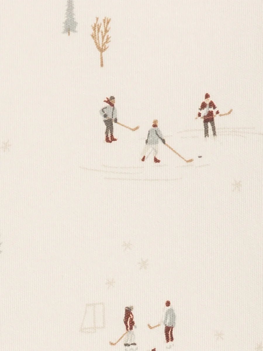 Peyton Zipper Sleeper in Pond Hockey - Colored Organics Baby & Toddler Clothing sold by Rosebud & Jo