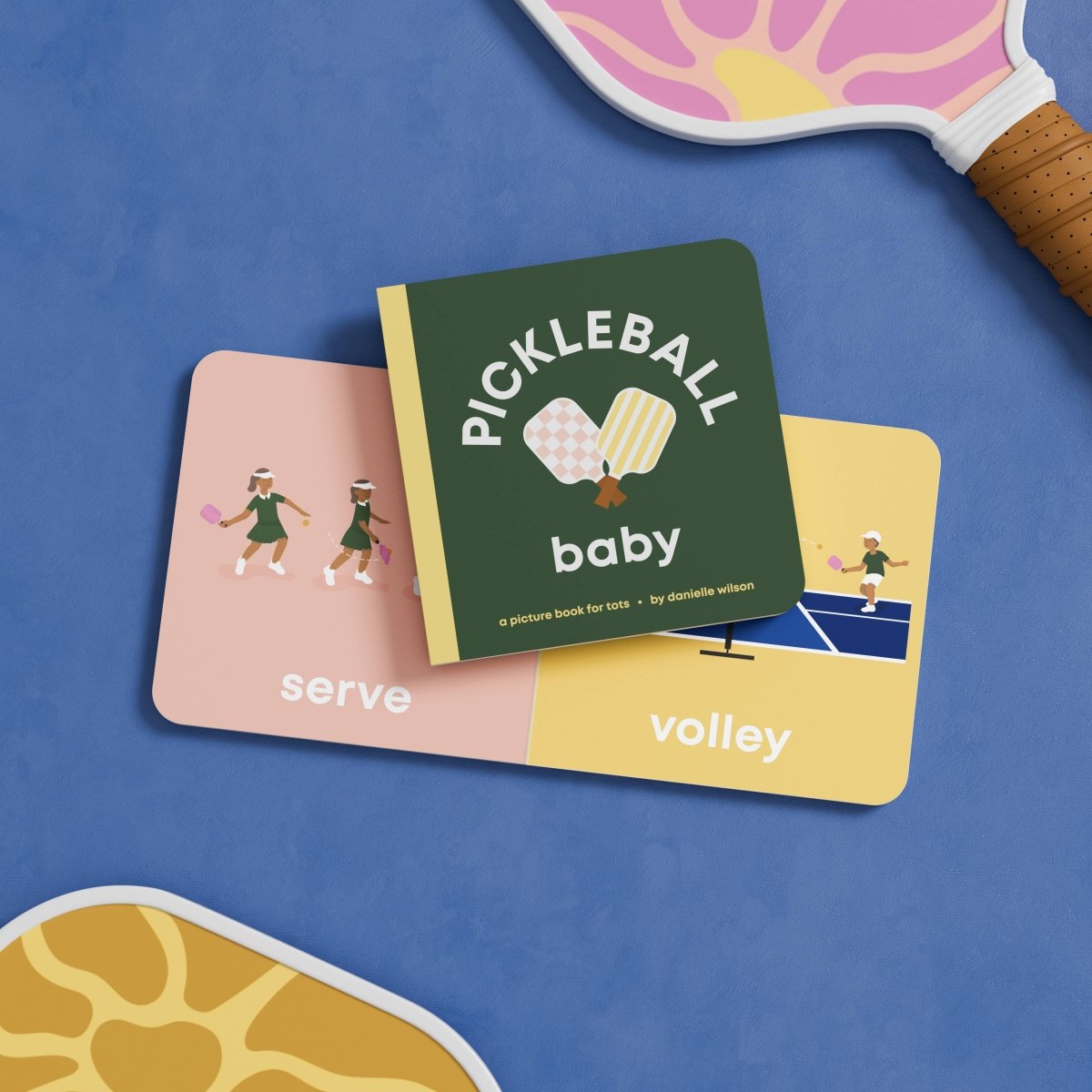 Pickleball Baby Board Book - Start your little one's love of pickleball early - Left Hand Book House Books sold by Rosebud & Jo