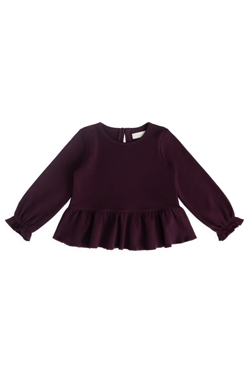 Pima Cotton Bailey Top - Fig - Jamie Kay Tops sold by Rosebud & Jo
