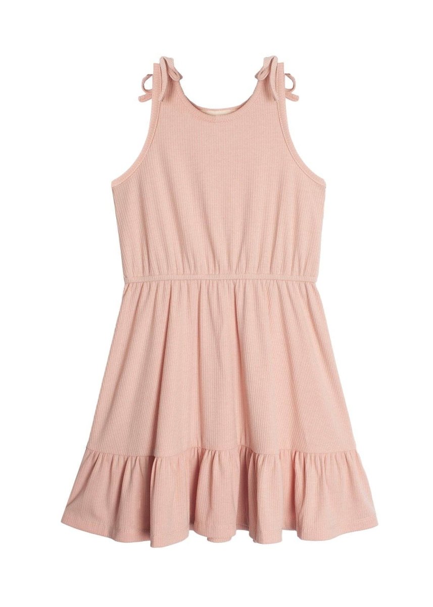 Pink Petals Natural Waist Dress - mabel + honey Baby & Toddler Clothing sold by Rosebud & Jo
