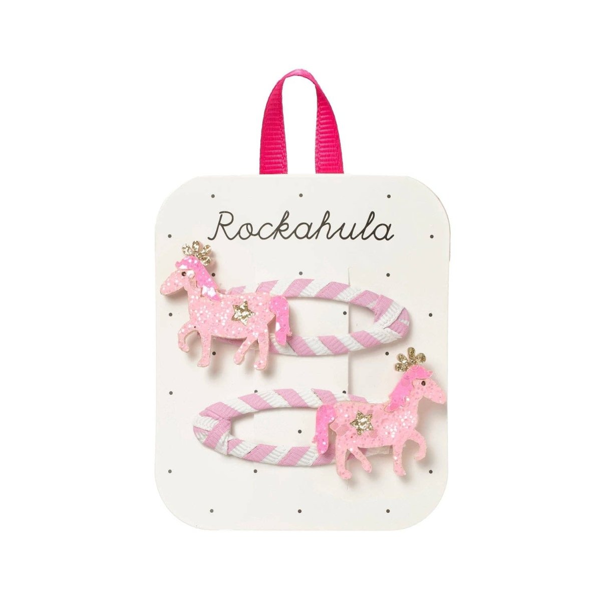 Pink Pony Clips - Rockahula Kids US Hair Accessory sold by Rosebud & Jo