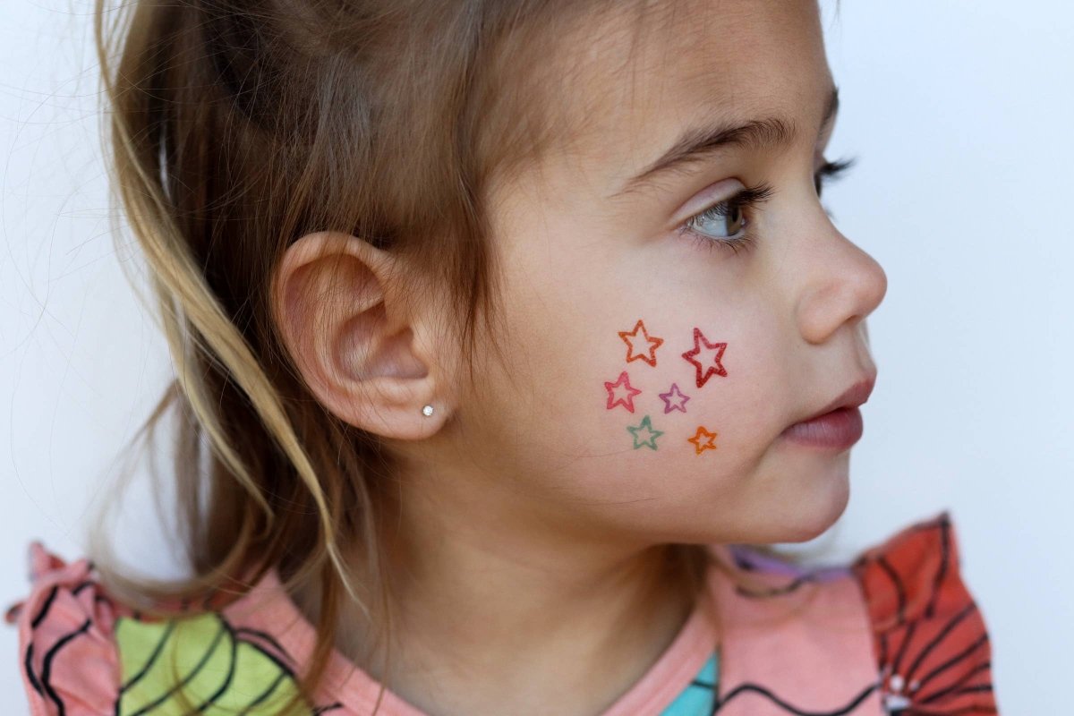 Pink Unicorn Temporary Tattoos for Kids - Saint & Company Toys sold by Rosebud & Jo