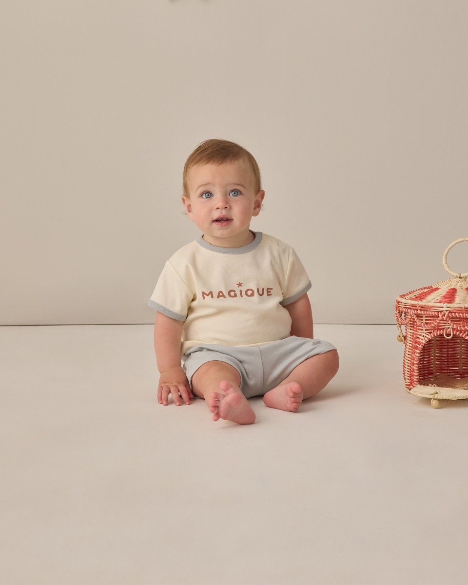 Play Short || Sky - Quincy Mae Bottoms sold by Rosebud & Jo