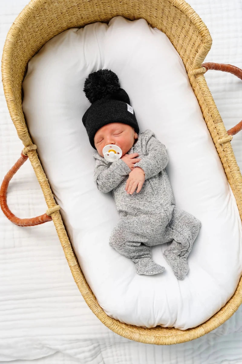 Plush Knit Zipper Footies - Sam - Lou Lou & Company Footies sold by Rosebud & Jo