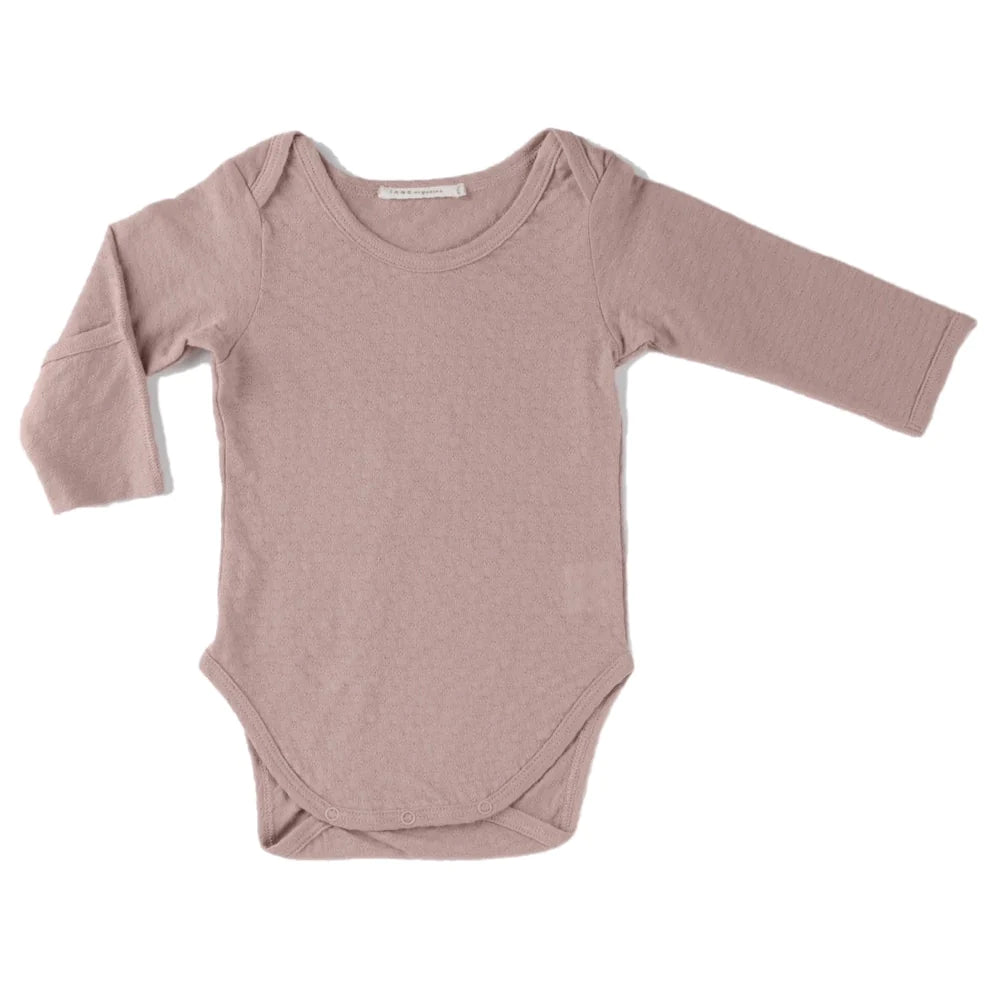 Pointelle Onesie with Handcovers - TANE Baby & Toddler Clothing sold by Rosebud & Jo