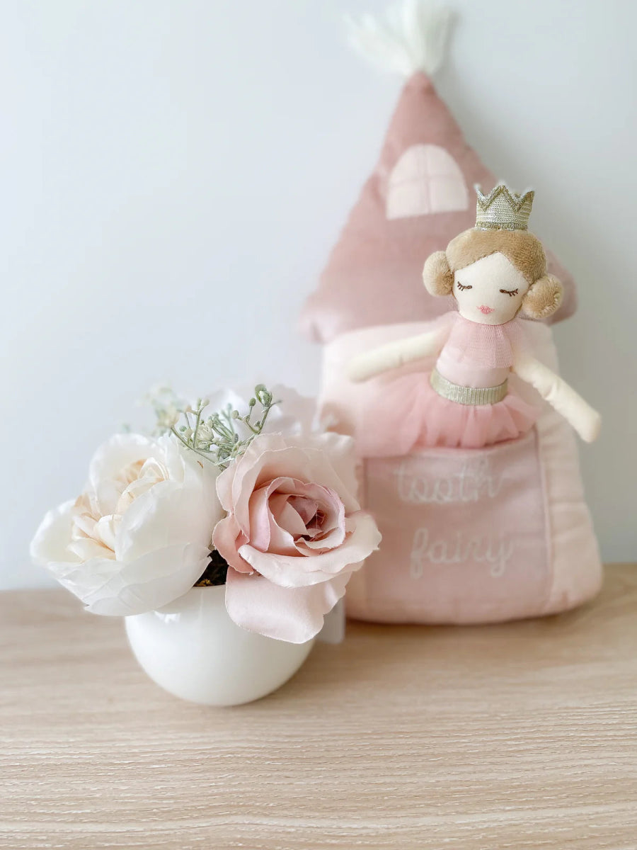 Princess Castle Tooth Fairy Pillow Set - MON AMI Toys sold by Rosebud & Jo