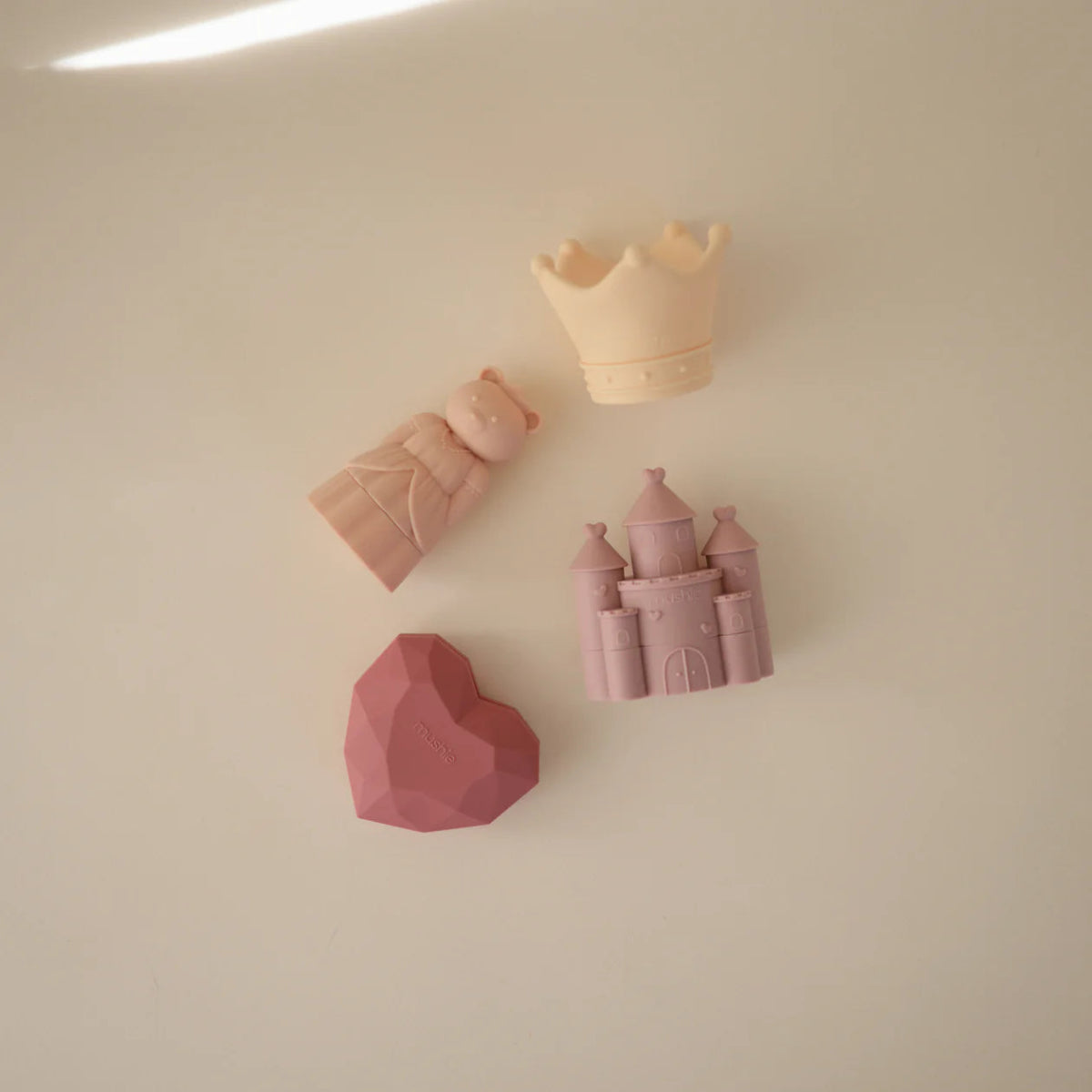 Princess Mold Free Bath Play Set - mushie Toys sold by Rosebud & Jo