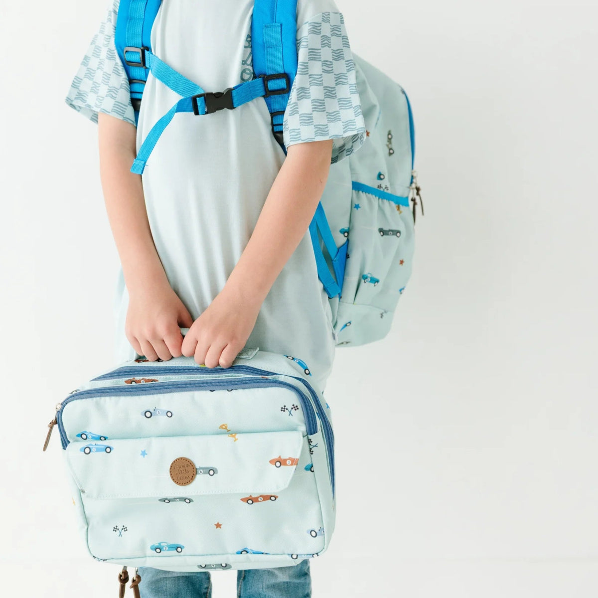 Race Cars Backpack - Brave Little Ones Baby Gear sold by Rosebud & Jo