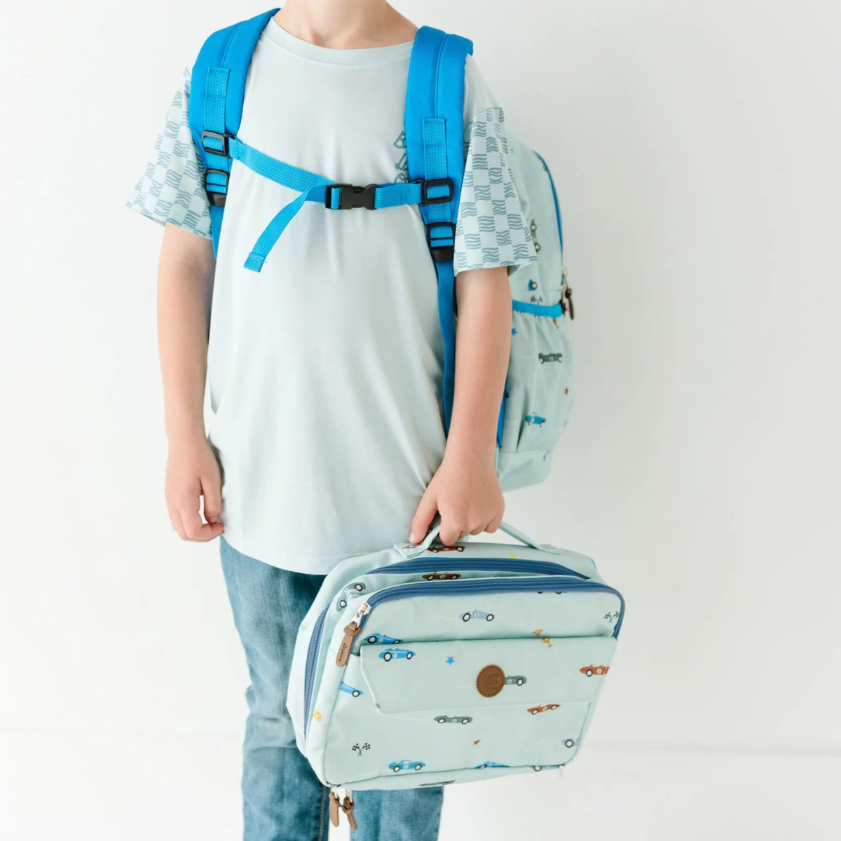 Race Cars Backpack - Brave Little Ones Baby Gear sold by Rosebud & Jo