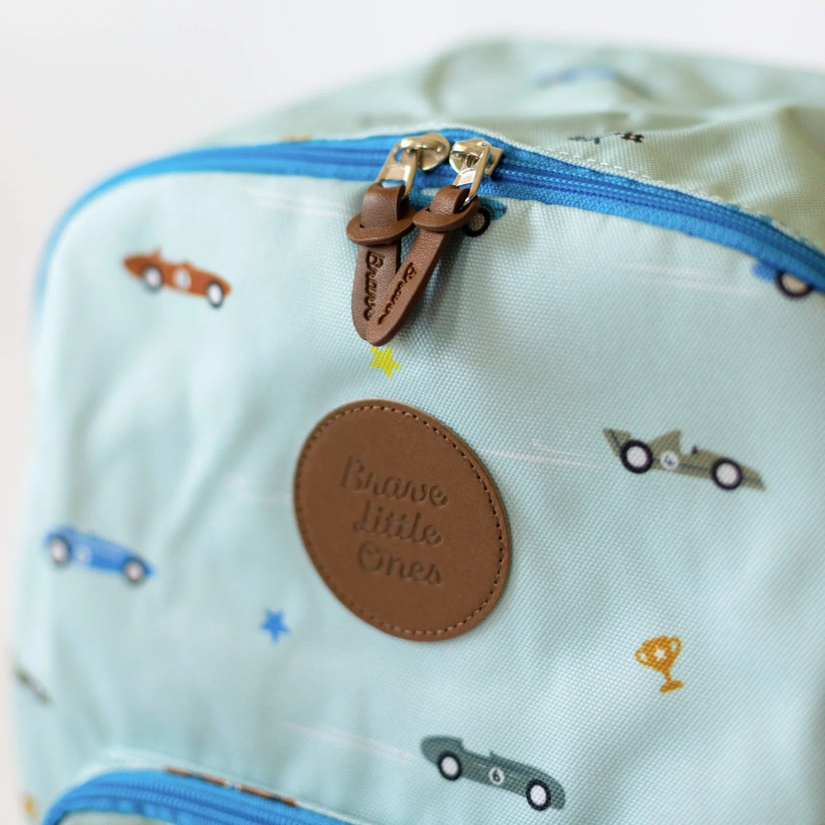 Race Cars Backpack - Brave Little Ones Baby Gear sold by Rosebud & Jo