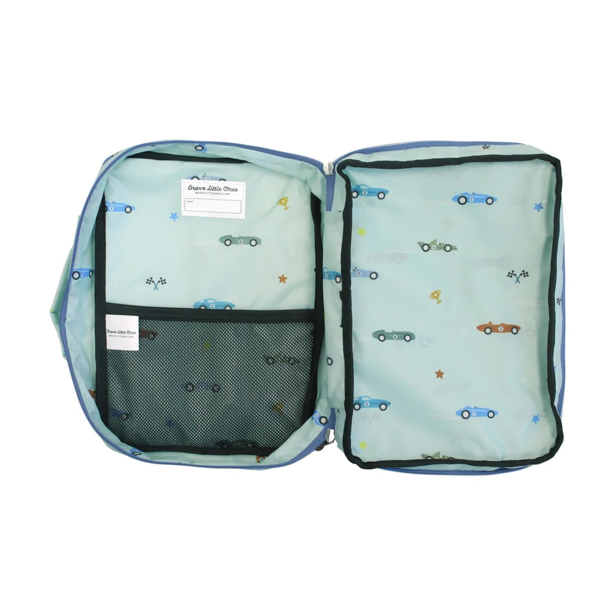 Race Cars Insulated Lunchbox - Brave Little Ones Baby Gear sold by Rosebud & Jo