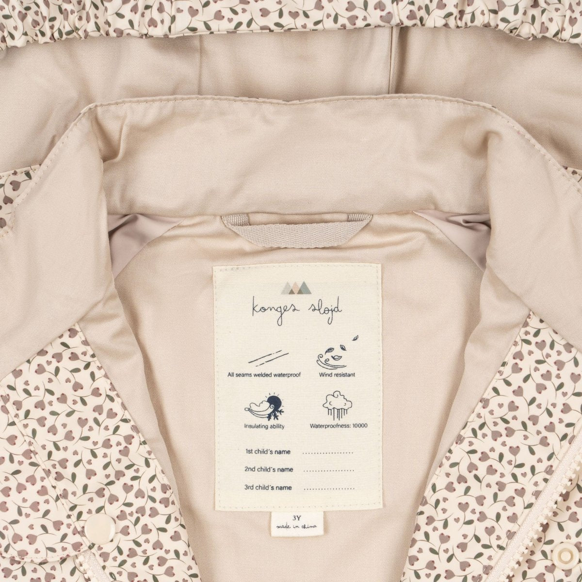 Rainy Palme Set - Rain Jacket and Pants Set - Konges Sløjd A/S Baby & Toddler Clothing sold by Rosebud & Jo