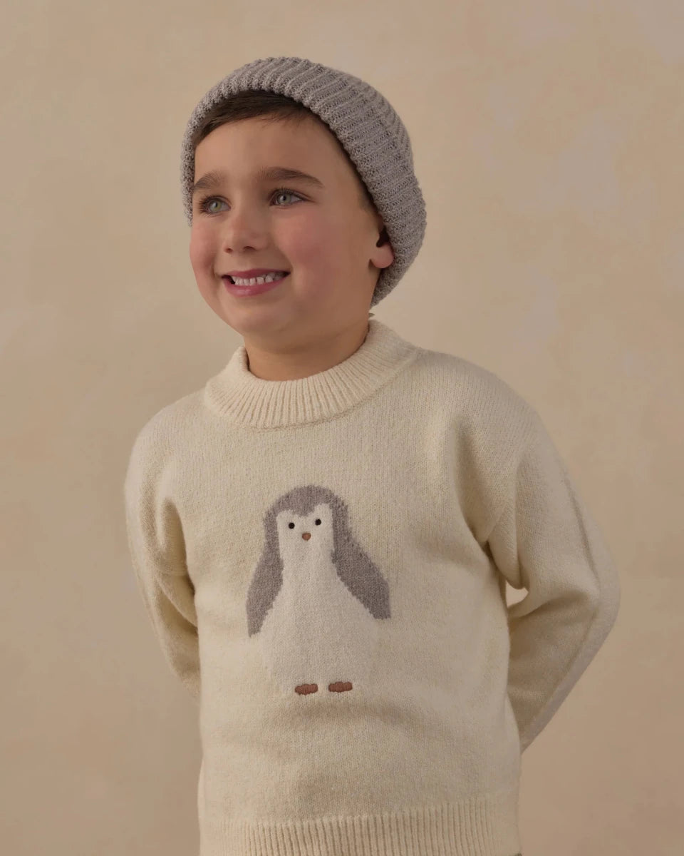 Reagan Sweater Penguin - Rylee + Cru Tops sold by Rosebud & Jo