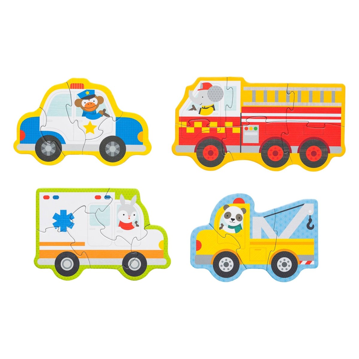 Rescue Vehicles Beginner Puzzle - Chronicle Books Puzzle sold by Rosebud & Jo