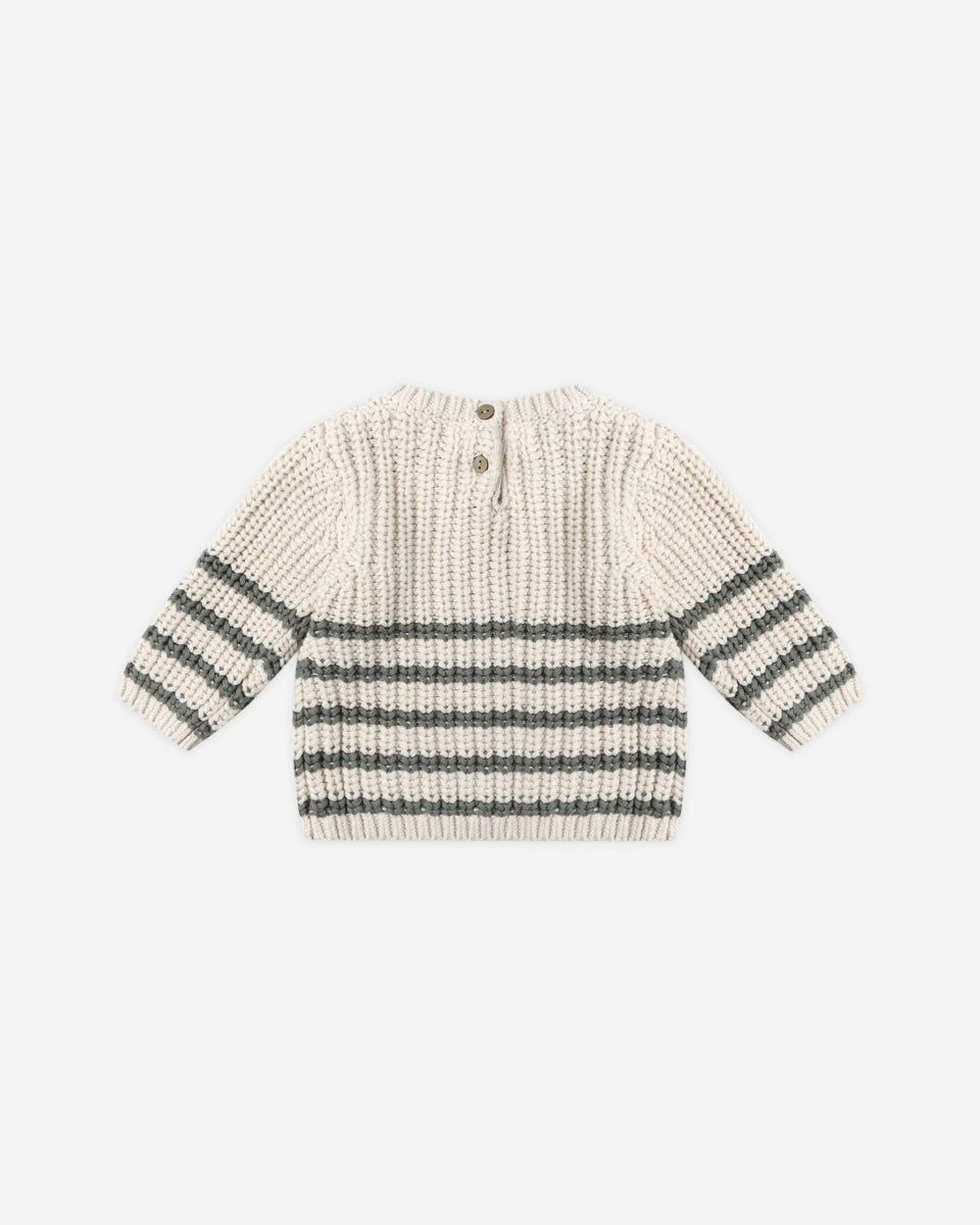 Rex Sweater in Forest - Quincy Mae Baby & Toddler Clothing sold by Rosebud & Jo