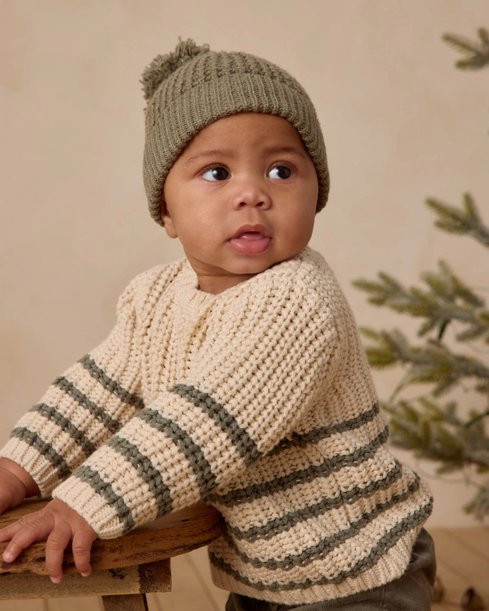 Rex Sweater in Forest - Quincy Mae Baby & Toddler Clothing sold by Rosebud & Jo