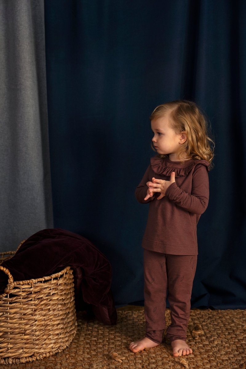 Ruffle Long Sleeve Tee - Koalav sold by Rosebud & Jo