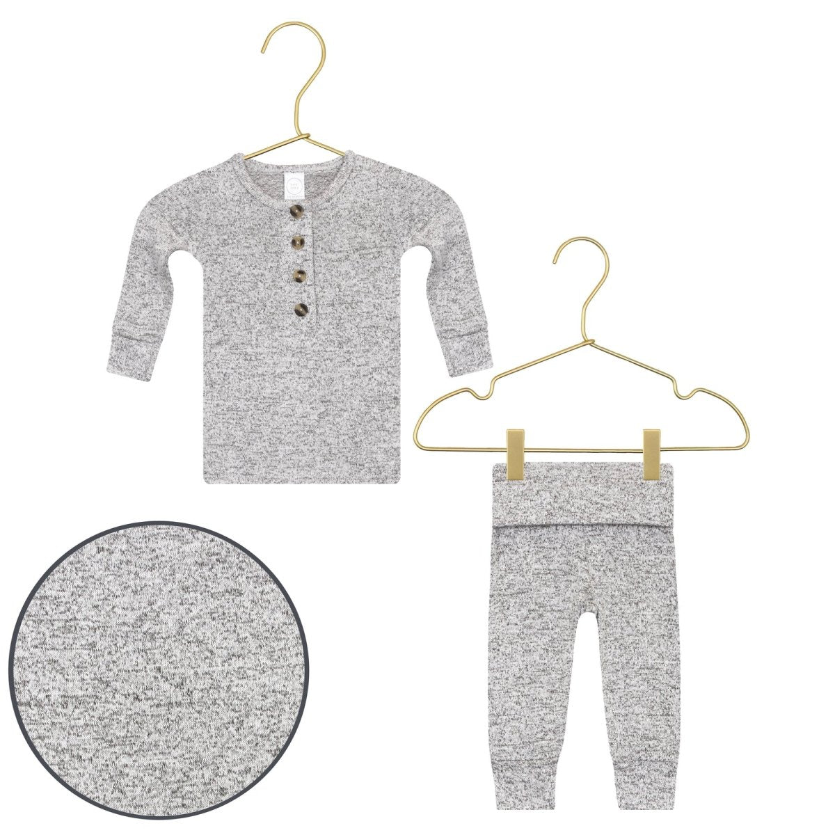 Sam Plush Knit Top & Bottoms Set - Lou Lou & Company Top & Bottom Sets sold by Rosebud & Jo