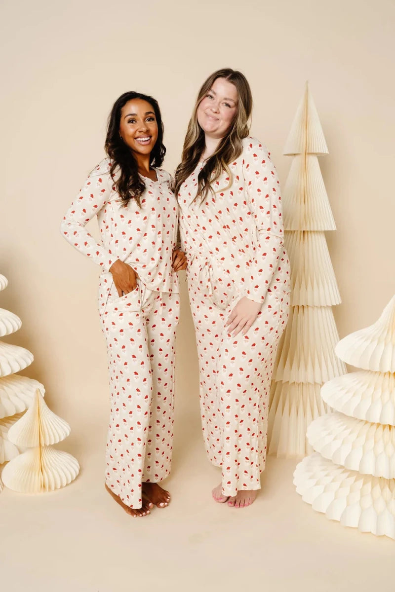 Santa Baby Women's Lounge Wide Leg Pants - Lou Lou & Company Women's Clothing sold by Rosebud & Jo