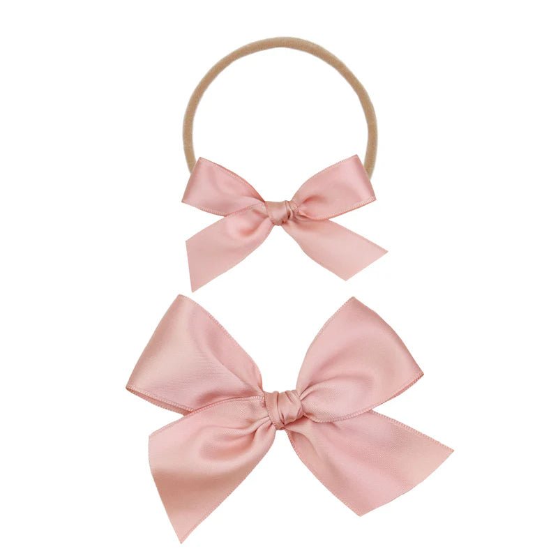 Satin Headband Bow - Lou Lou & Company Hair Accessory sold by Rosebud & Jo