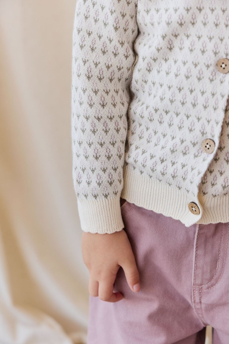 Savannah Jacquard Cardigan - Jamie Kay Baby & Toddler Clothing sold by Rosebud & Jo