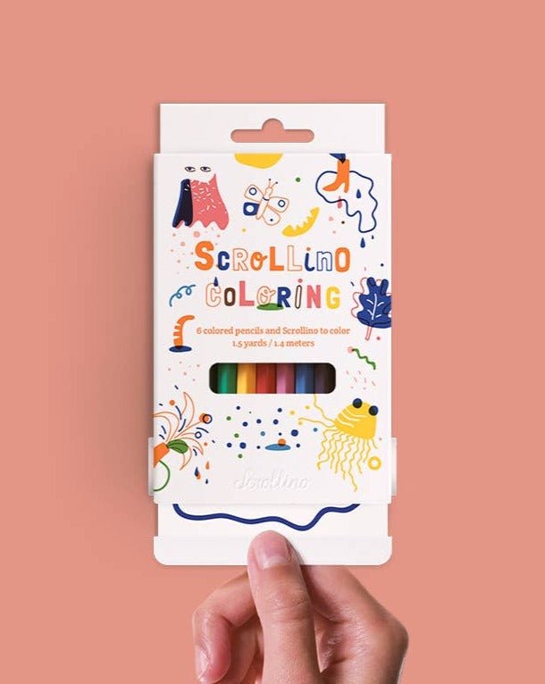 Scrollino Coloring Book - Scrollino Art sold by Rosebud & Jo