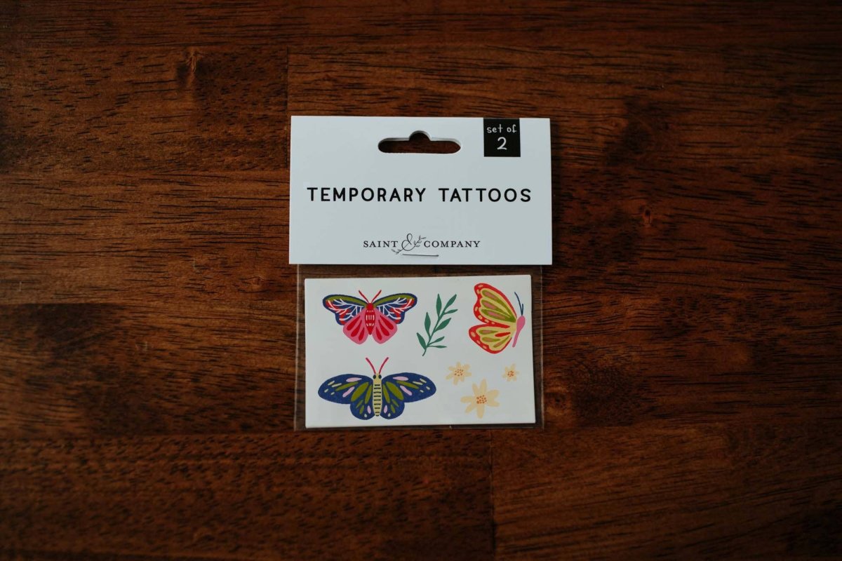 Secret Garden Temporary Tattoos for Kids - Saint & Company Toys sold by Rosebud & Jo