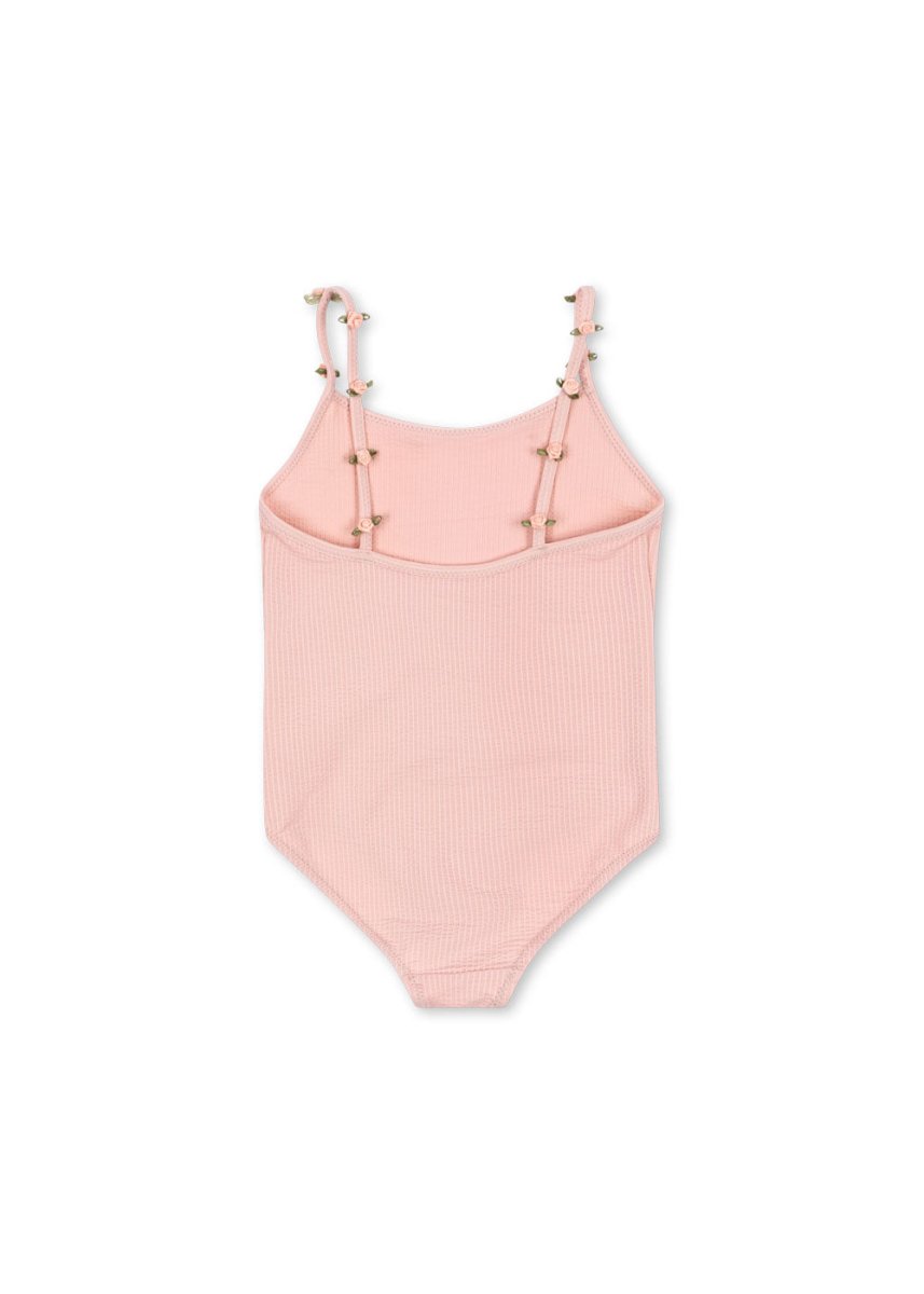 Seersucker Swimsuit with Rose Details - Konges Sløjd A/S Baby & Toddler Clothing sold by Rosebud & Jo