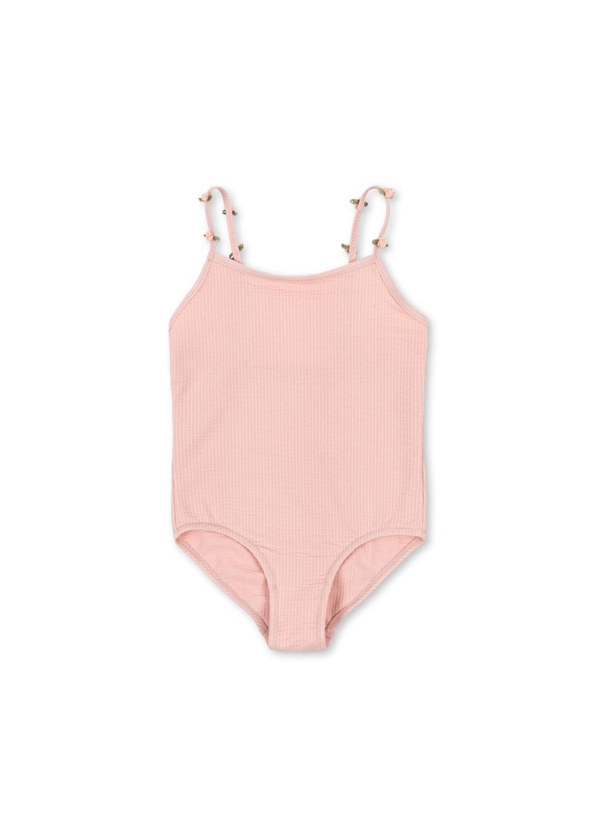 Seersucker Swimsuit with Rose Details - Konges Sløjd A/S Baby & Toddler Clothing sold by Rosebud & Jo
