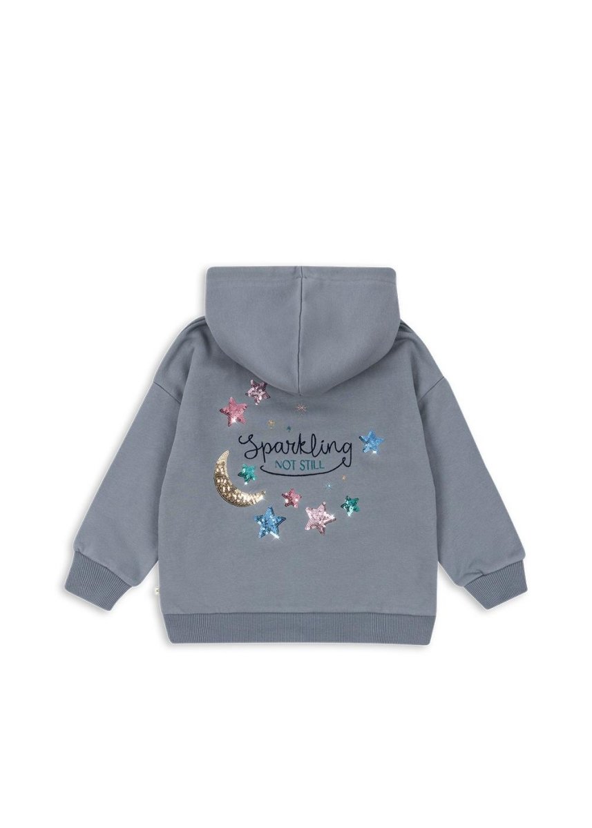 Sequin Zip - Up Hoodie - Konges Sløjd A/S sold by Rosebud & Jo