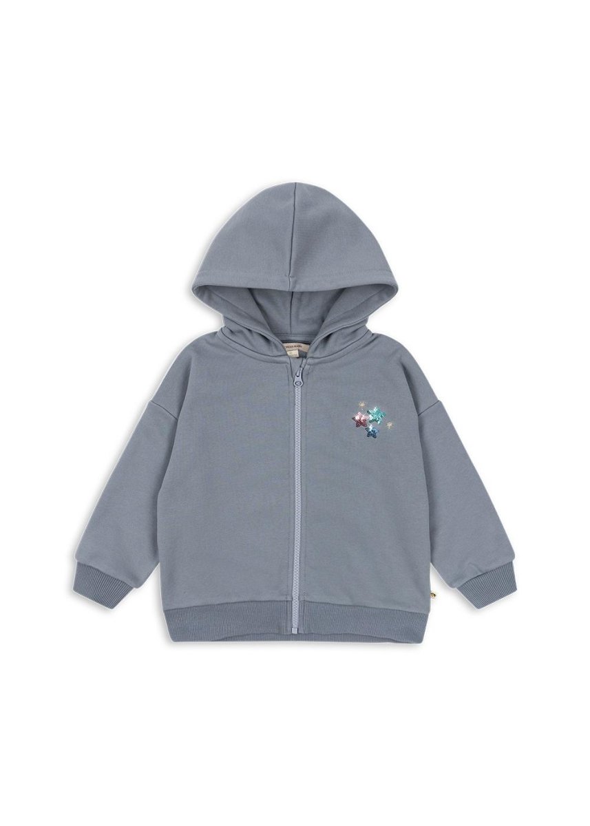 Sequin Zip - Up Hoodie - Konges Sløjd A/S sold by Rosebud & Jo