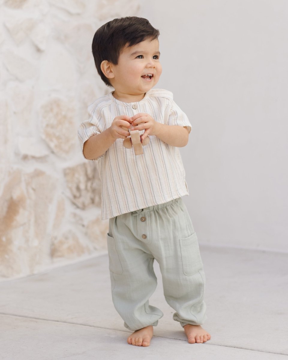 Short Sleeve Zion Shirt - Quincy Mae sold by Rosebud & Jo