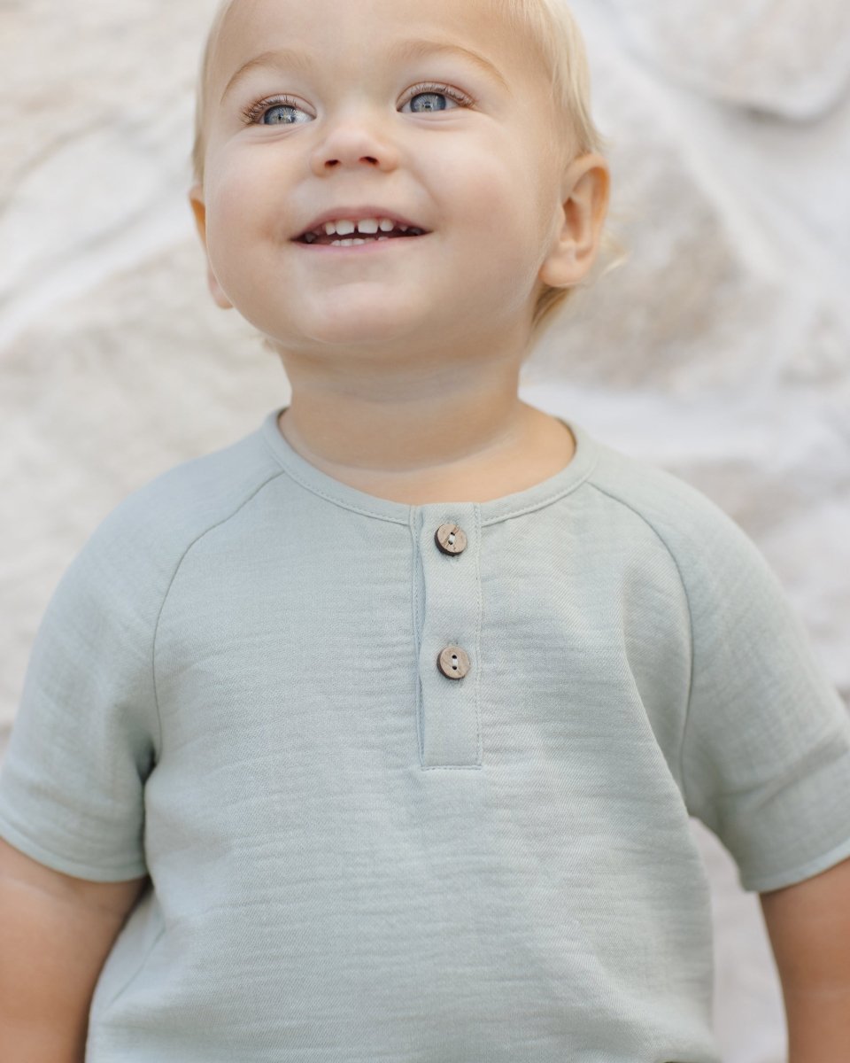 Short Sleeve Zion Shirt - Quincy Mae sold by Rosebud & Jo
