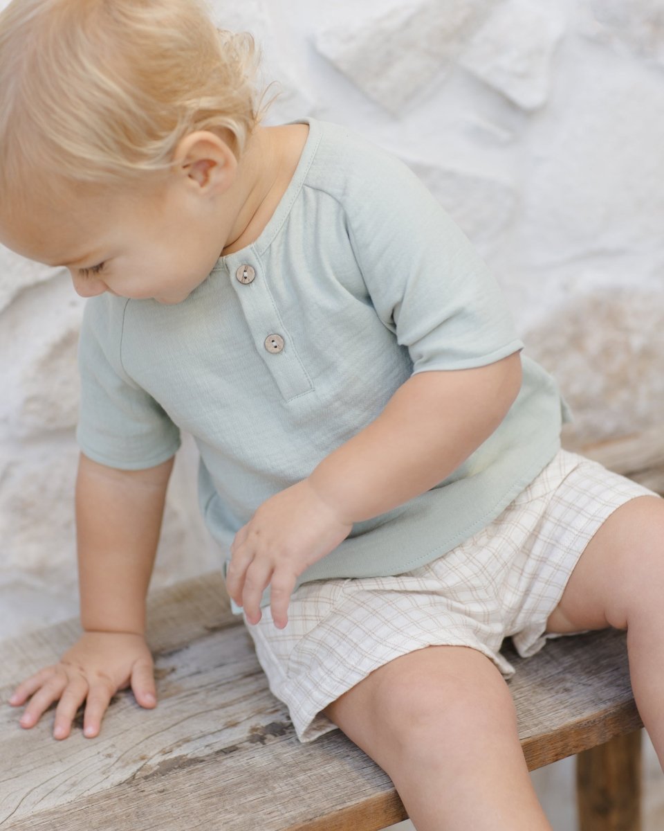 Short Sleeve Zion Shirt - Quincy Mae sold by Rosebud & Jo