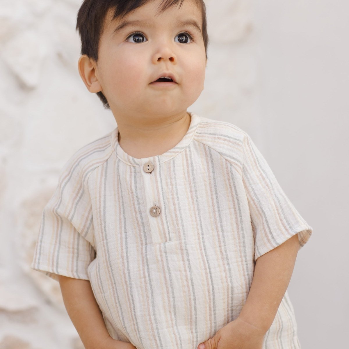 Short Sleeve Zion Shirt - Quincy Mae sold by Rosebud & Jo