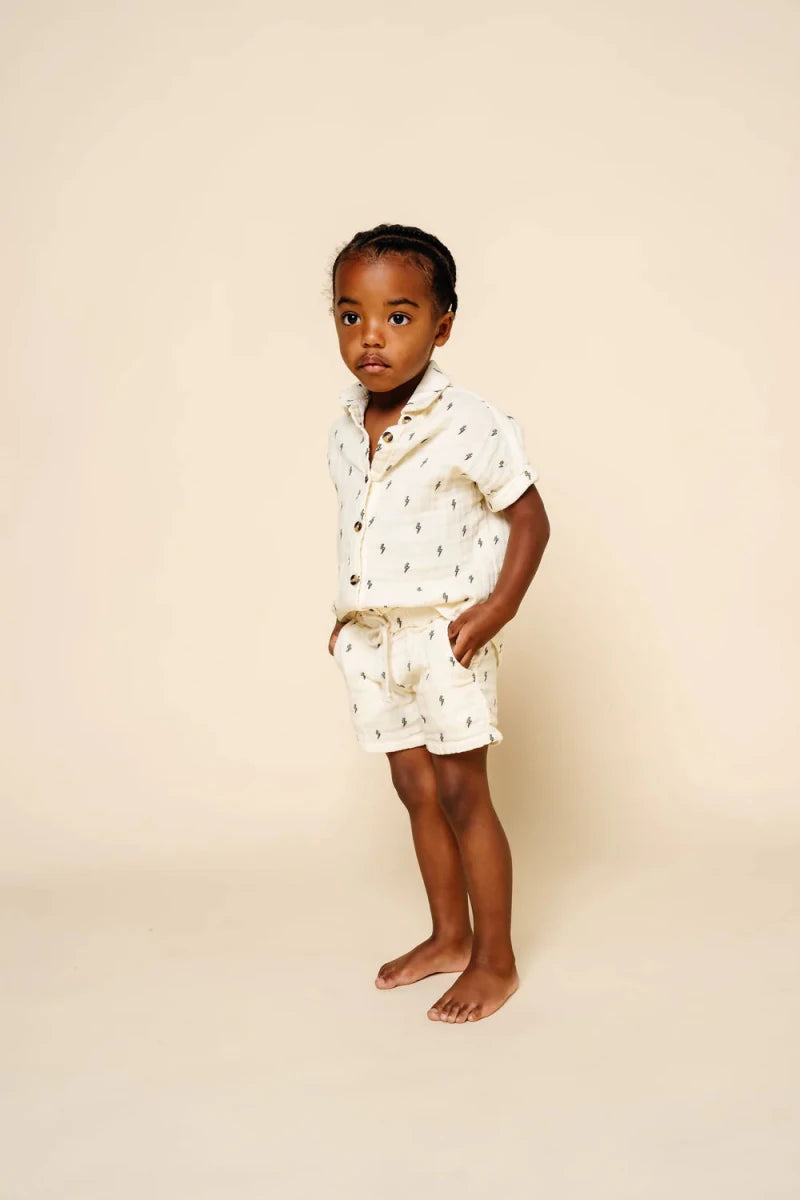 Shorts - Lightning Bolt - Lou Lou & Company Bottoms sold by Rosebud & Jo