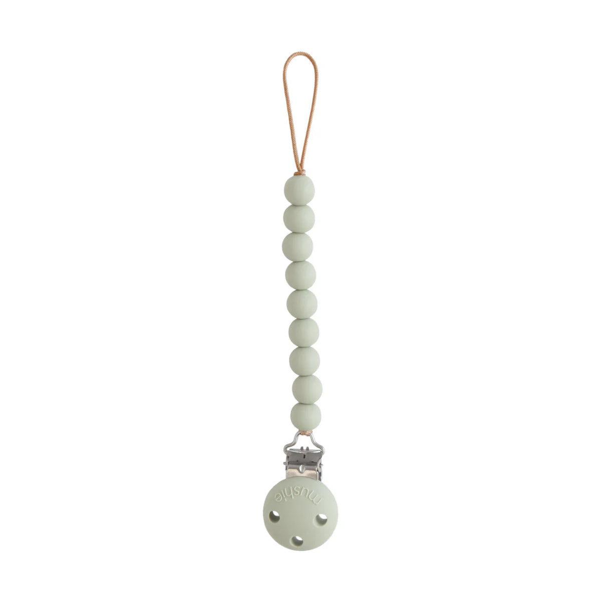 Silicone Pacifier Clip - Mushie Pacifier sold by Rosebud & Jo