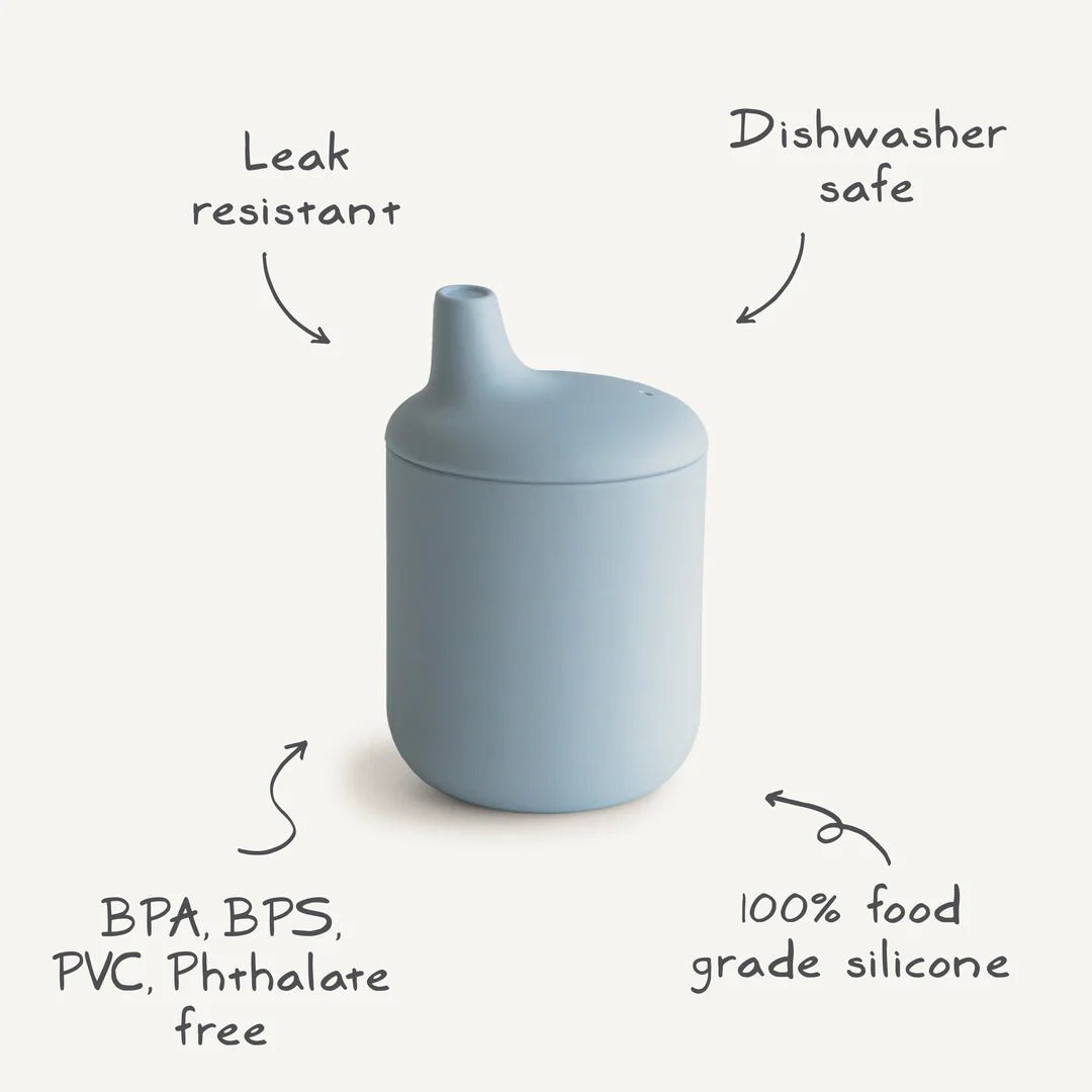 Silicone Sippy Cup - mushie feeding sold by Rosebud & Jo