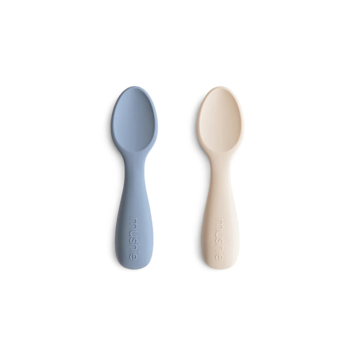 Silicone Toddler Starter Spoons 2 - Pack - mushie sold by Rosebud & Jo