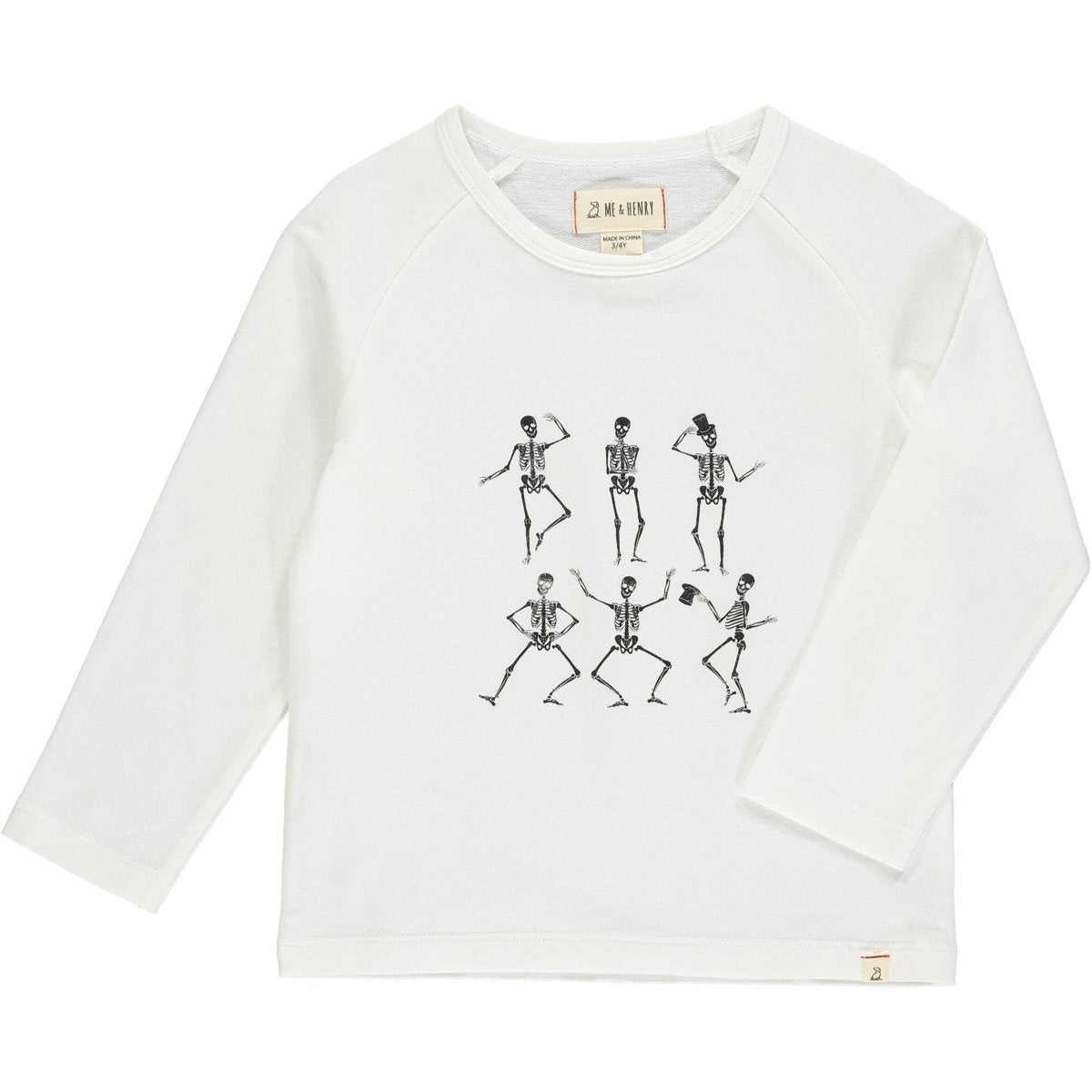 Skeleton Long Sleeve Shirt - Me & Henry Baby & Toddler Clothing sold by Rosebud & Jo
