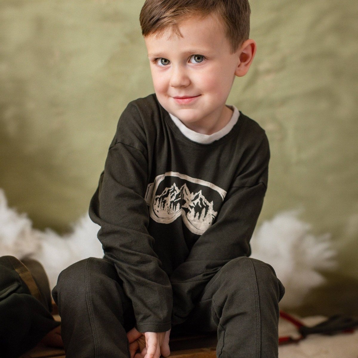 Snow Goggles Boy Tee - Burt's Bees Baby T-Shirt sold by Rosebud & Jo