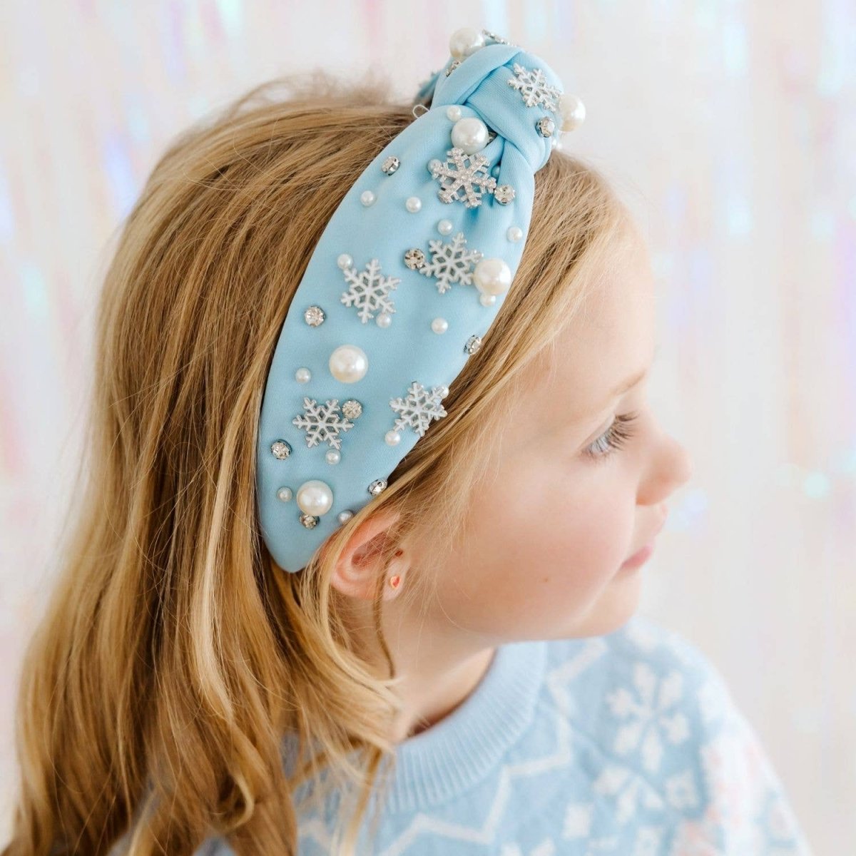 Snowflake Gemstone Headband - Sweet Wink Hair Accessories sold by Rosebud & Jo
