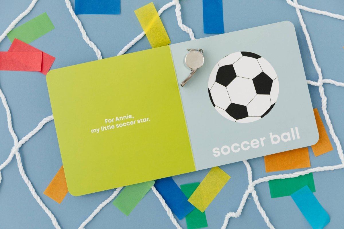 Soccer Baby Board Book - Left Hand Book House Book sold by Rosebud & Jo