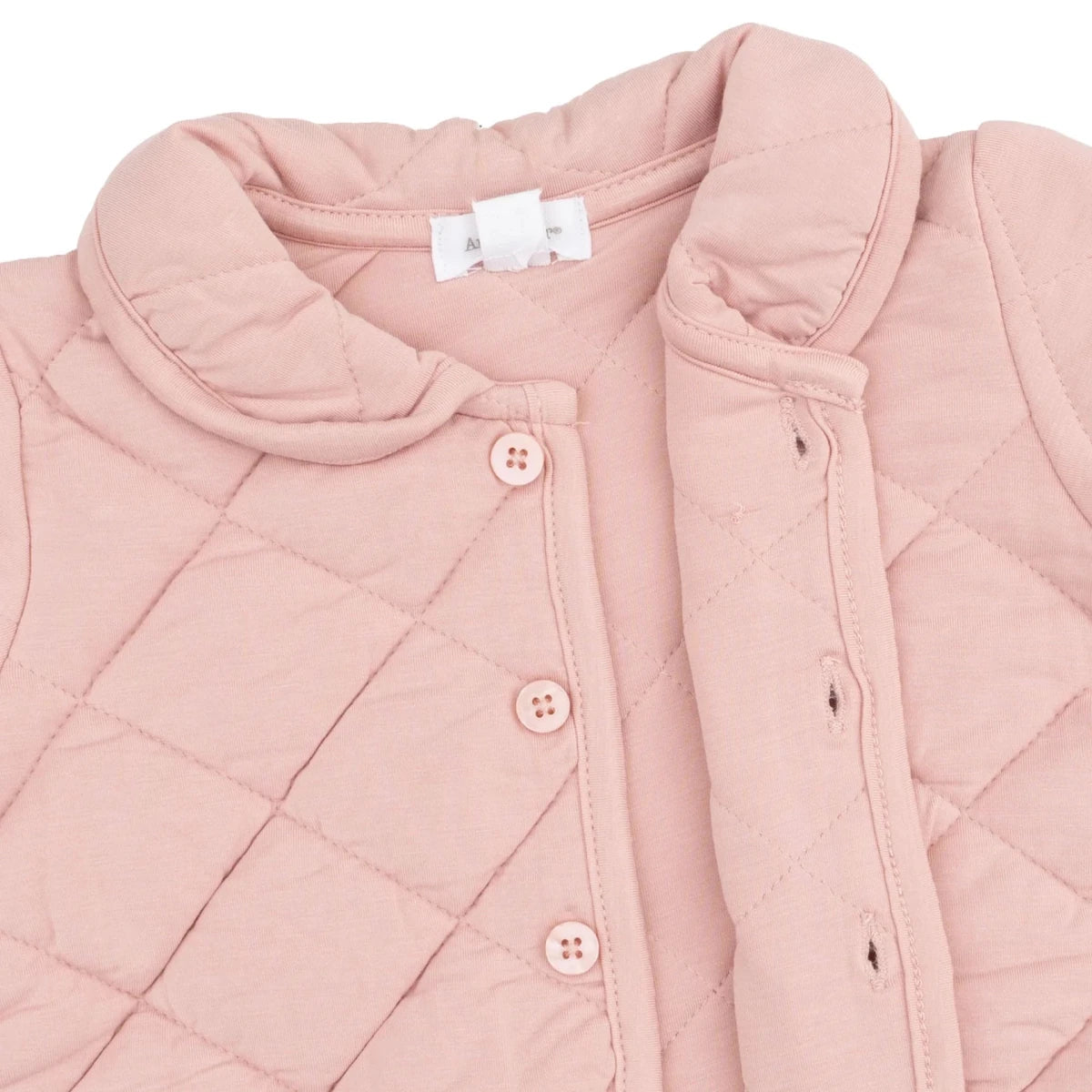 Solid Mellow Rose - Quilted Jacket - Angel Dear Jackets sold by Rosebud & Jo