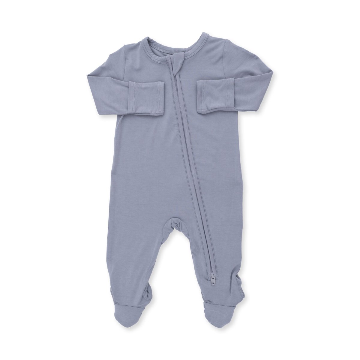 Solid Momentum - 2 Way Zipper Footie - Angel Dear Footies sold by Rosebud & Jo