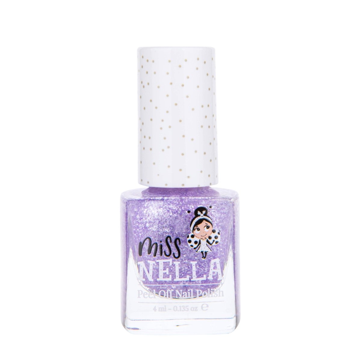 Sparkly Zebra Kids Peel Off Odour Free Nail Polish - Miss Nella US Skincare sold by Rosebud & Jo