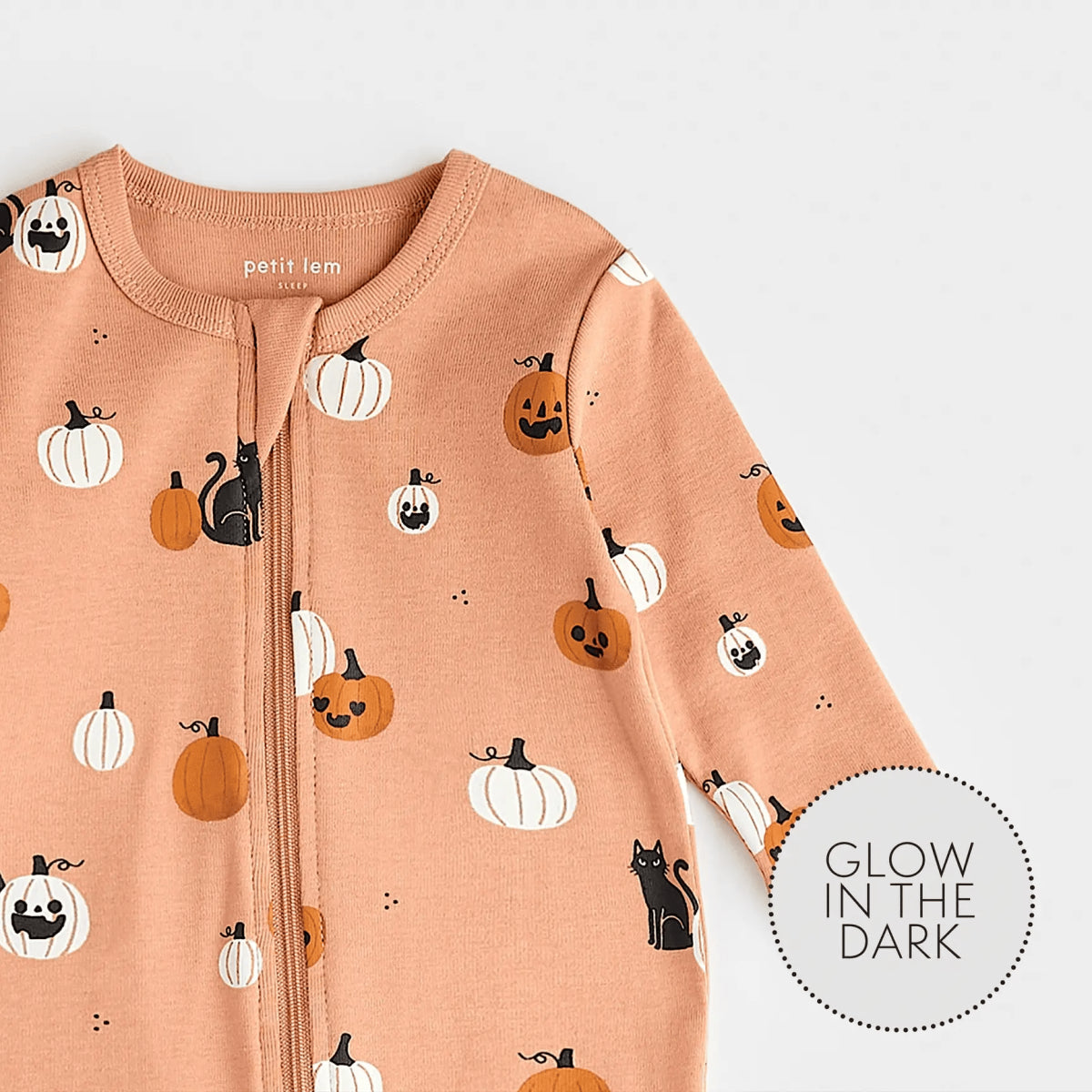 Spooky Season Footie Pajamas - Petite Lem sold by Rosebud & Jo